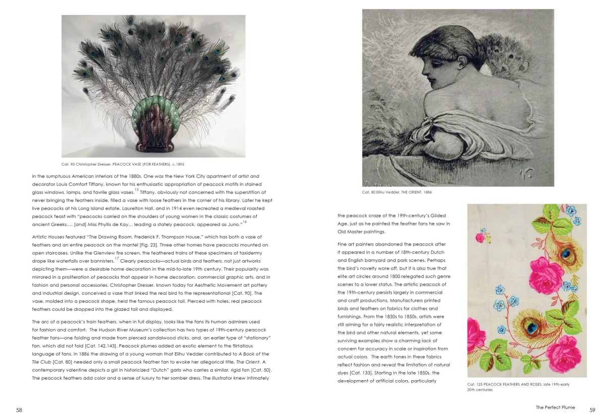 Strut: The Peacock and Beauty in Art exhibition catalogue, pages 58–59