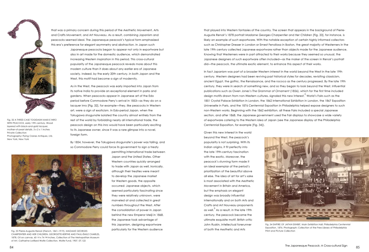 Strut: The Peacock and Beauty in Art exhibition catalogue, pages 84–85