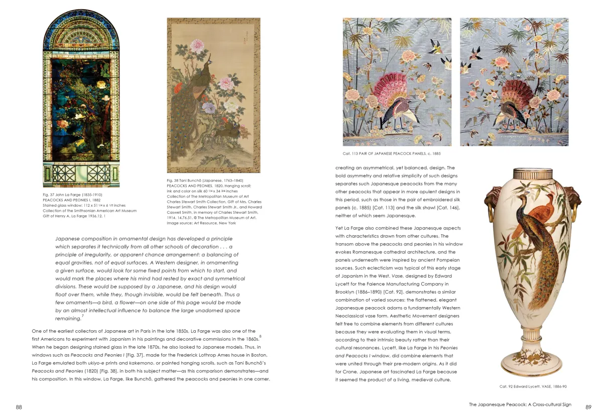 Strut: The Peacock and Beauty in Art exhibition catalogue, pages 88–89