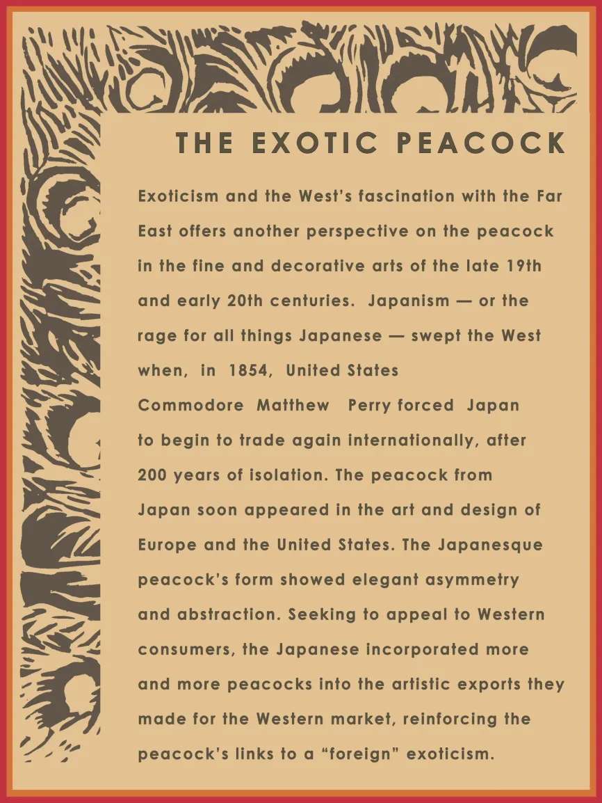 Theme wall panel - The Exotic Peacock