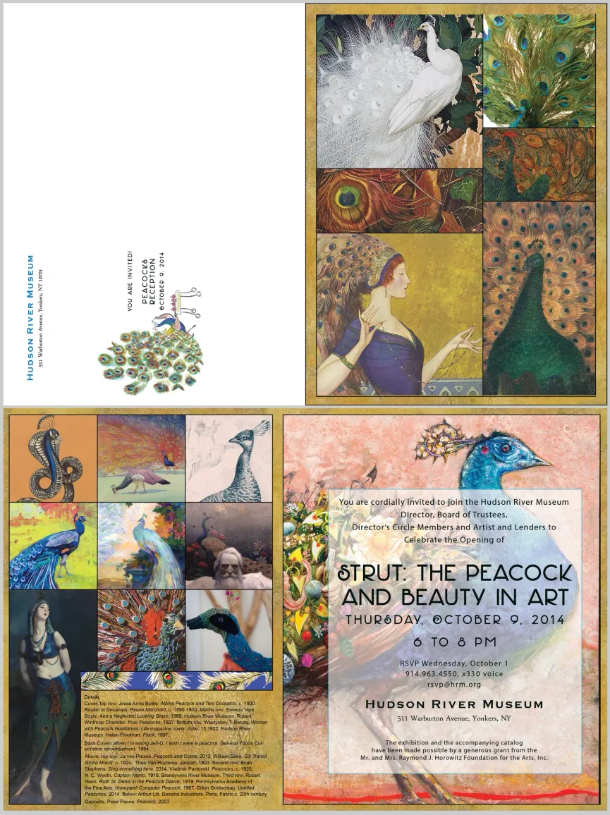 Strut: The Peacock and Beauty in Art Invitation