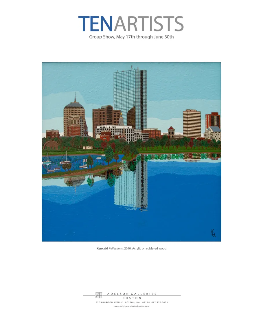 Full-Page Advertisement for the Ten Artists Exhibition in Artscope Magazine #2
