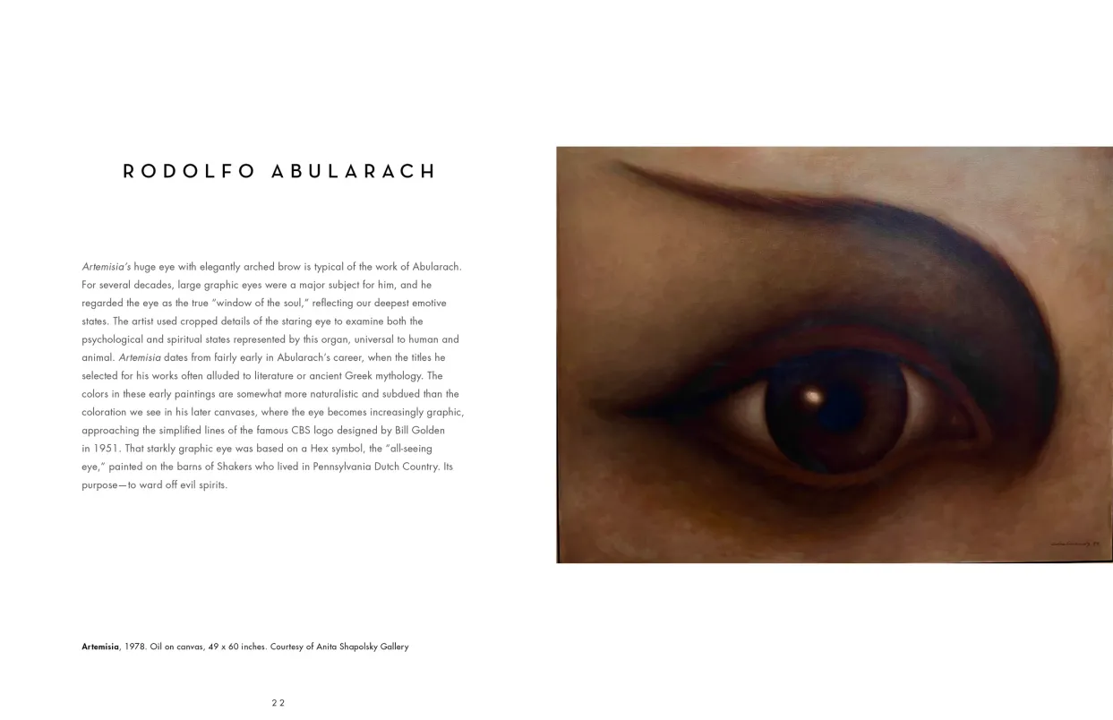 The Eyes Have It! exhibition catalogue, pages 22–23