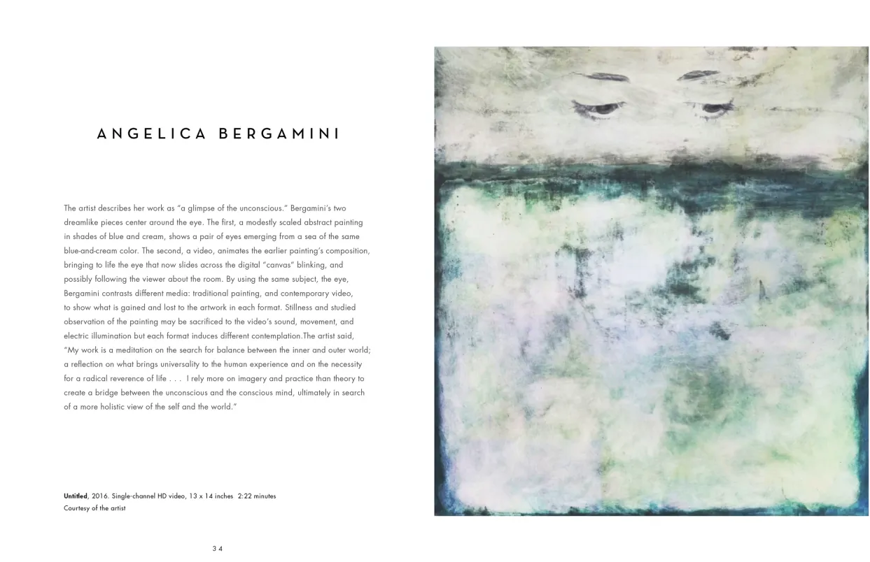 The Eyes Have It! exhibition catalogue, pages 34–35