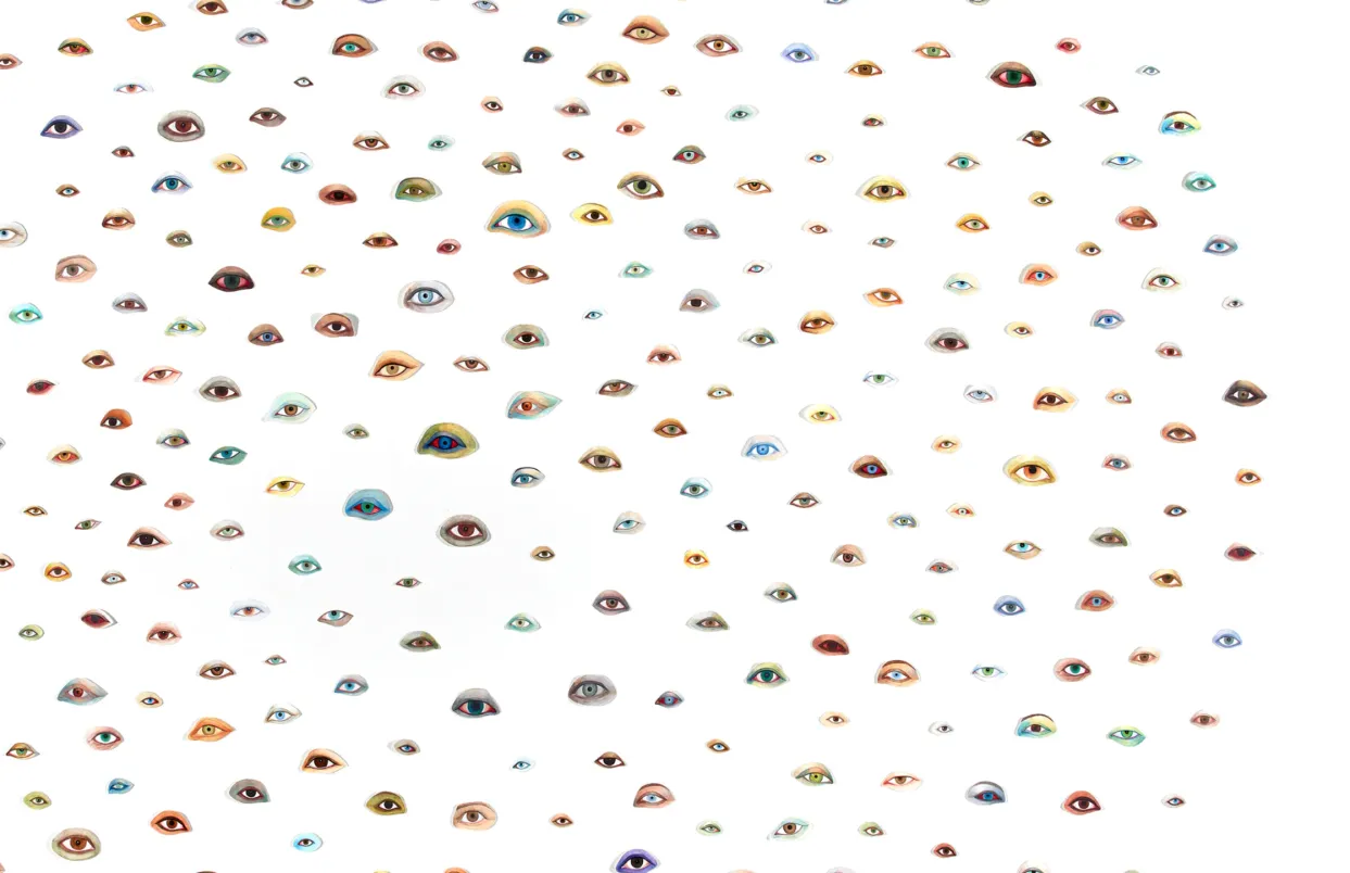 The Eyes Have It! exhibition catalogue, pages 56–57