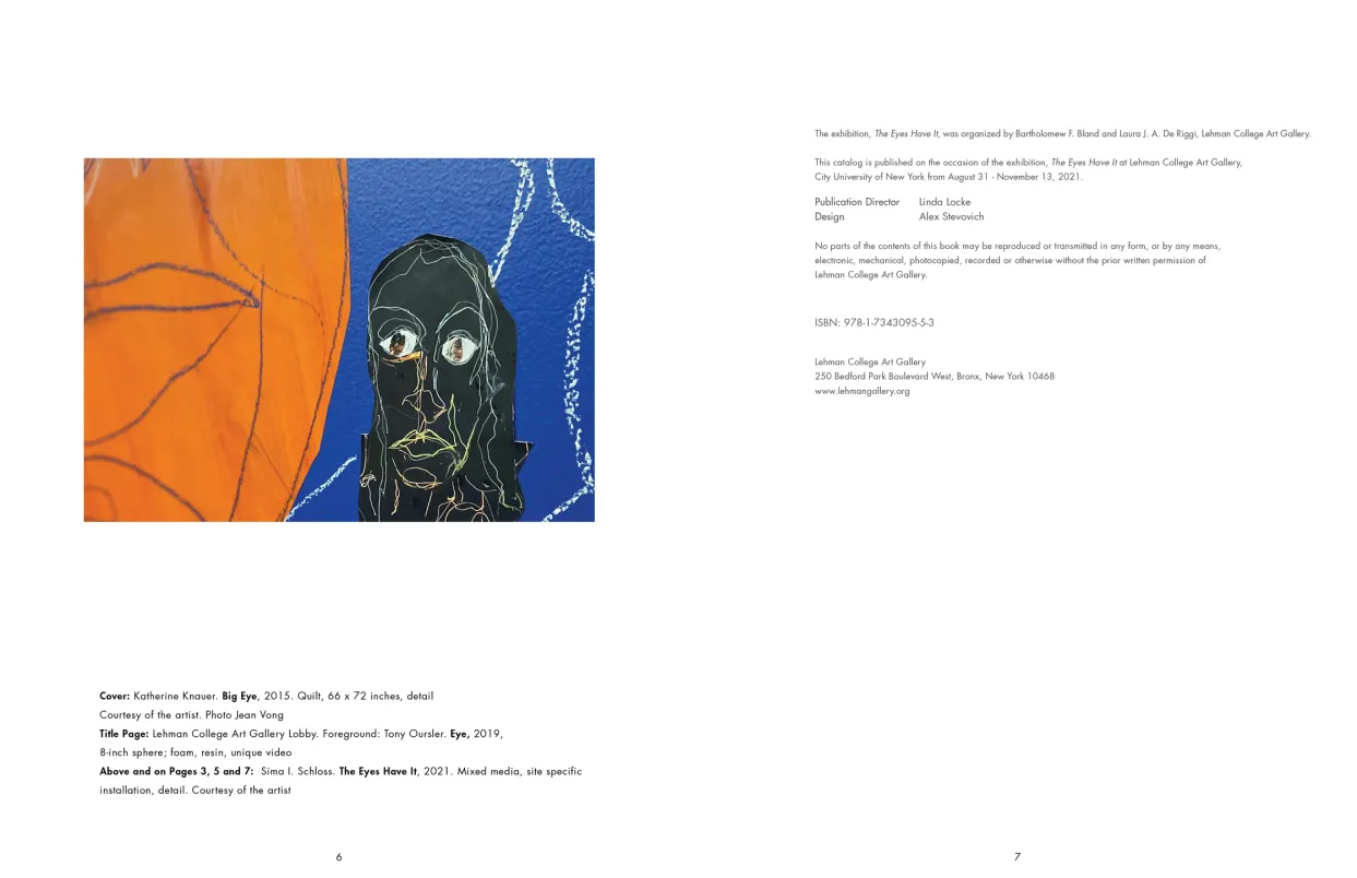 The Eyes Have It! exhibition catalogue, pages 6–7
