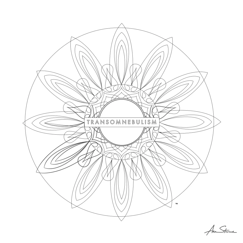 Transomnebulism Logo vector-line for comparison