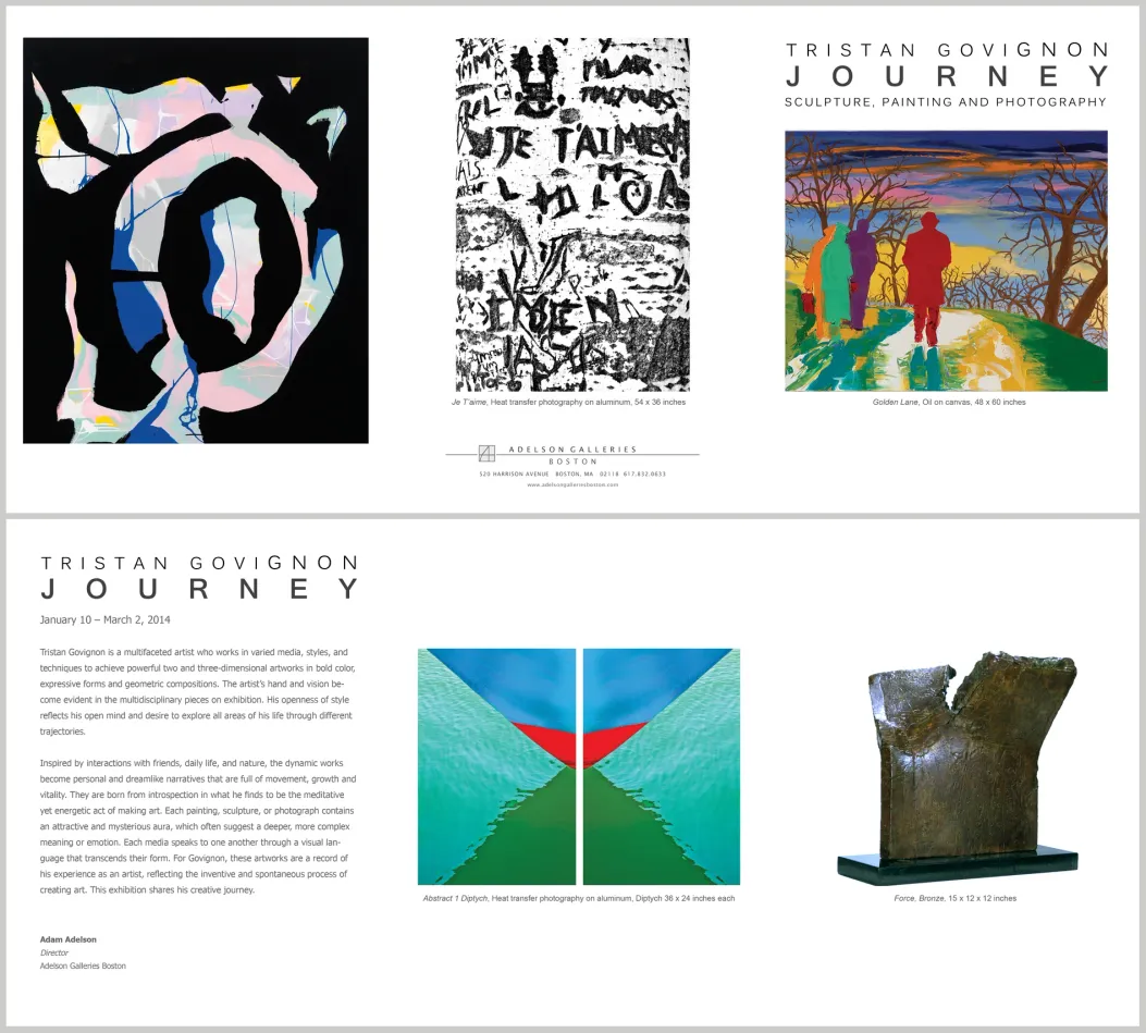 Tristan Govignon: Journey Brochure