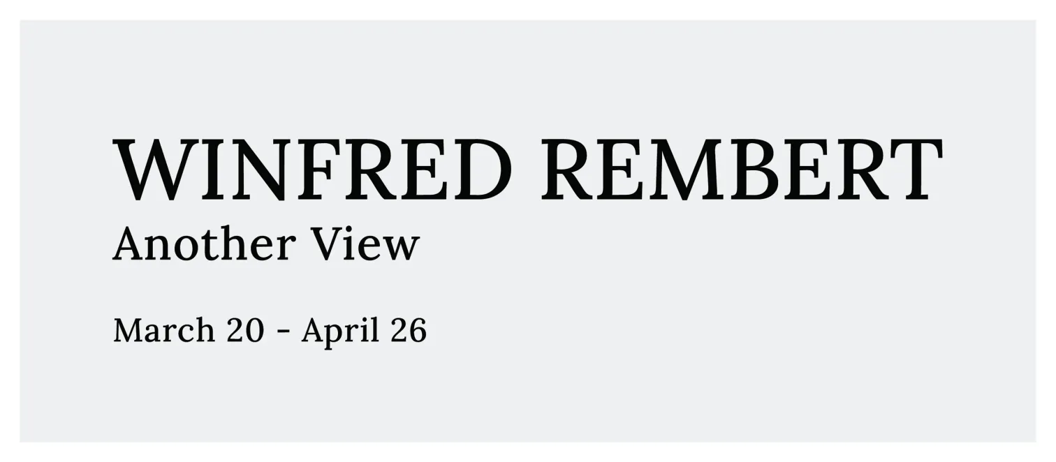 Exhibition title lettering
