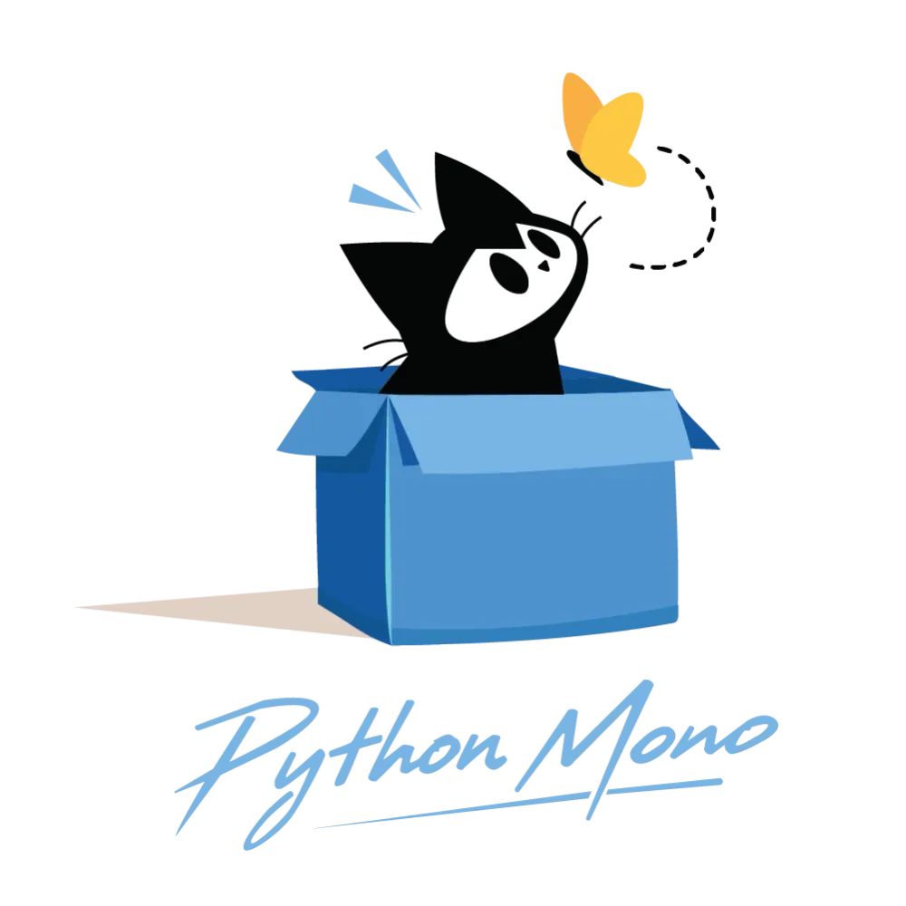 Python Mono Illustrated Logo