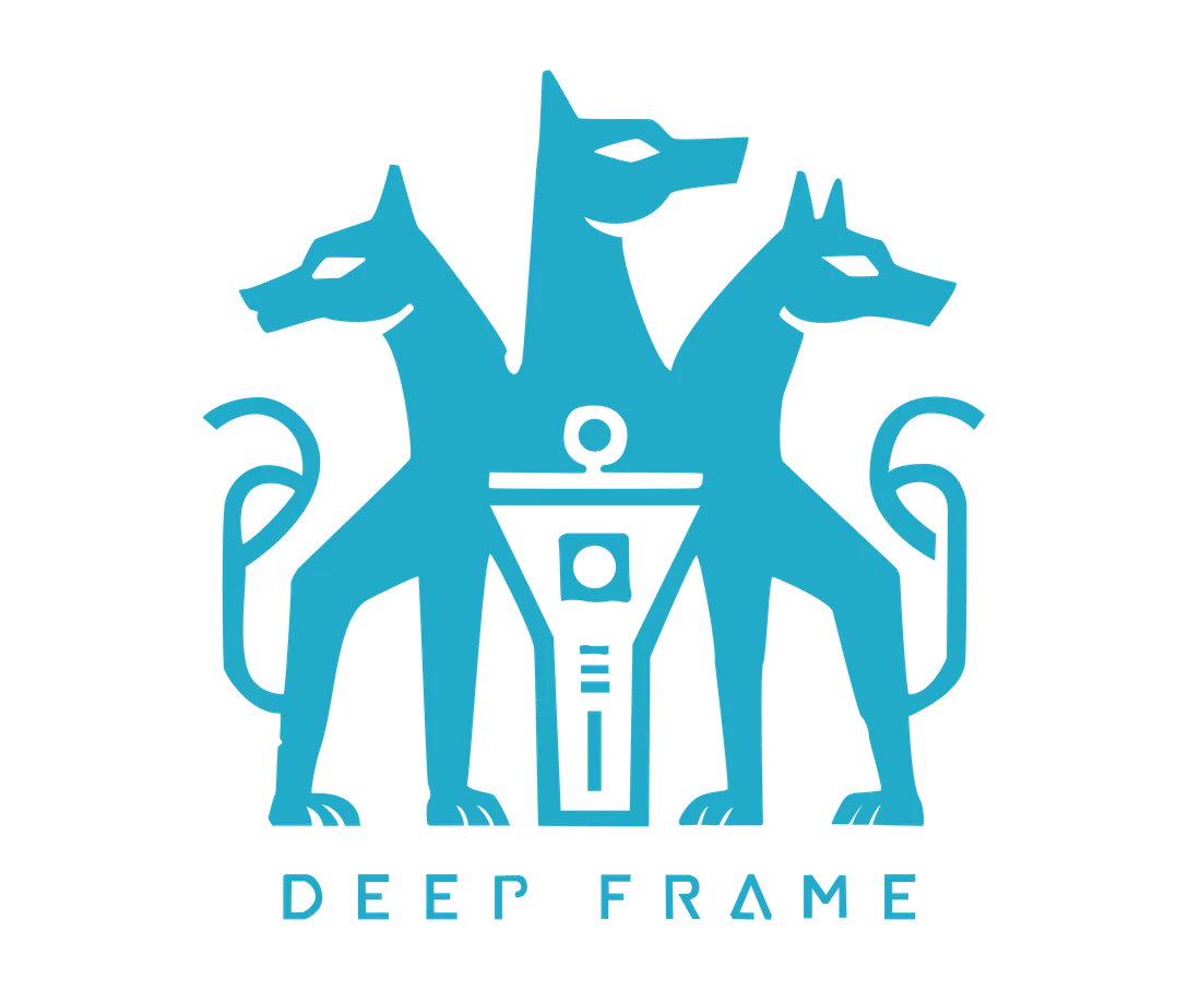 DeepFrame Illustrated Logo