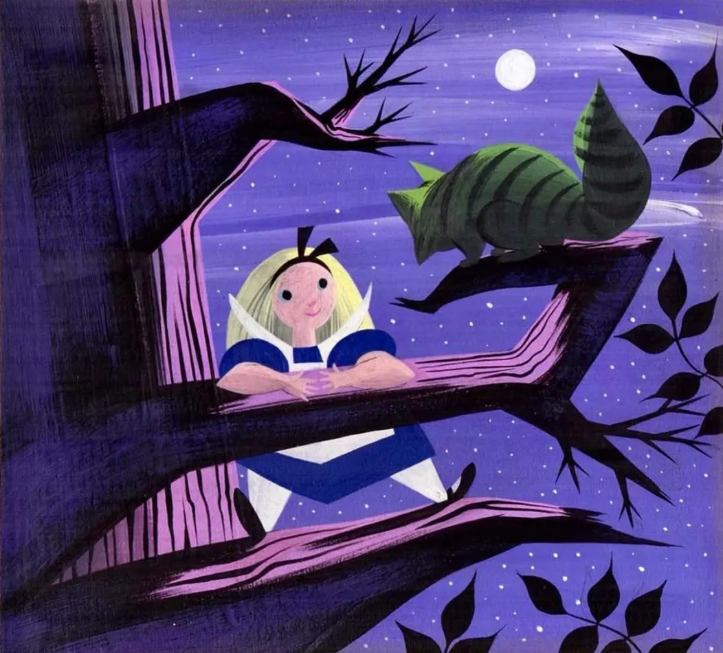 Mary Blair, Concept Art for Alice in Wonderland, 1951