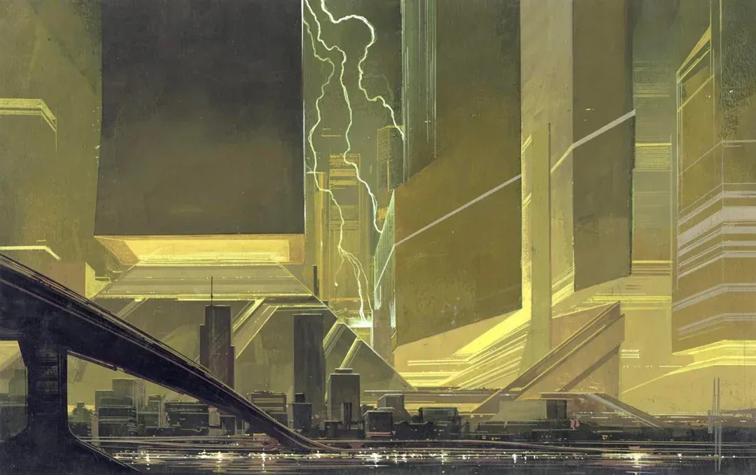 Syd Mead Concept Art for Blade Runner